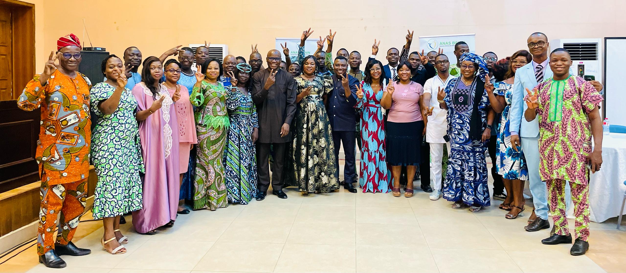 Photo de famille de l'Assemblée Générale de l'ANAS Bénin, Edition Février 2025